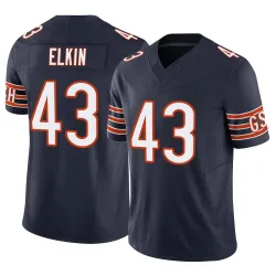 Men's Luke Elkin Chicago Bears No.43 Limited Vapor F.U.S.E. Jersey - Navy