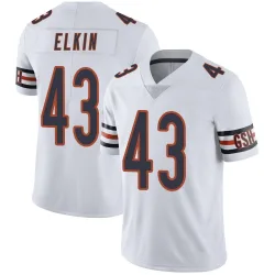 Men's Luke Elkin Chicago Bears No.43 Limited Vapor Untouchable Jersey - White