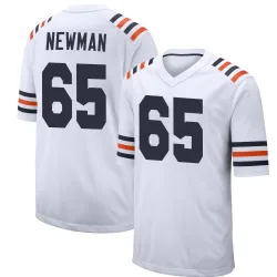 Men's Luke Newman Chicago Bears No.65 Game Alternate Classic Jersey - White