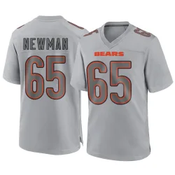 Men's Luke Newman Chicago Bears No.65 Game Atmosphere Fashion Jersey - Gray
