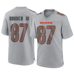Men's Luther Burden III Chicago Bears No.87 Game Atmosphere Fashion Jersey - Gray