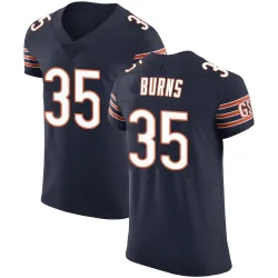 Men's Major Burns Chicago Bears No.35 Elite Team Color Vapor Untouchable Jersey - Navy
