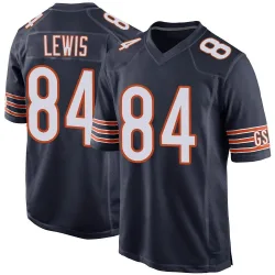Men's Marcedes Lewis Chicago Bears No.84 Game Team Color Jersey - Navy