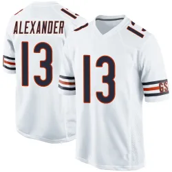Men's Maurice Alexander Chicago Bears No.13 Game Jersey - White