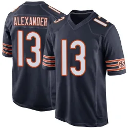 Men's Maurice Alexander Chicago Bears No.13 Game Team Color Jersey - Navy