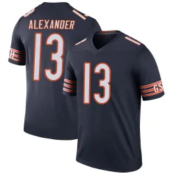 Men's Maurice Alexander Chicago Bears No.13 Legend Color Rush Jersey - Navy