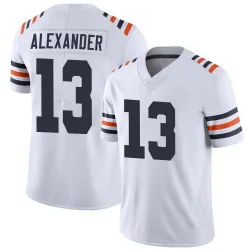 Men's Maurice Alexander Chicago Bears No.13 Limited Alternate Classic Vapor Jersey - White