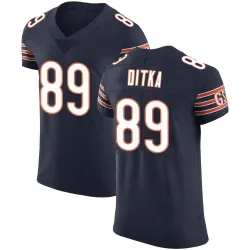 Men's Mike Ditka Chicago Bears No.89 Elite Team Color Vapor Untouchable Jersey - Navy