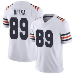 Men's Mike Ditka Chicago Bears No.89 Limited Alternate Classic Vapor Jersey - White