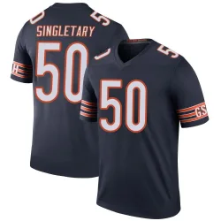 Men's Mike Singletary Chicago Bears No.50 Legend Color Rush Jersey - Navy