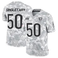 Men's Mike Singletary Chicago Bears No.50 Limited 2024 Salute to Service Jersey - Arctic Camo