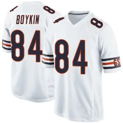 Men's Miles Boykin Chicago Bears No.84 Game Jersey - White