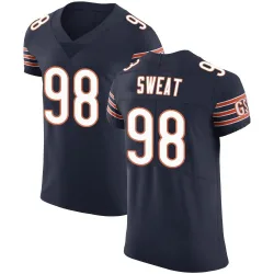 Men's Montez Sweat Chicago Bears No.98 Elite Team Color Vapor Untouchable Jersey - Navy