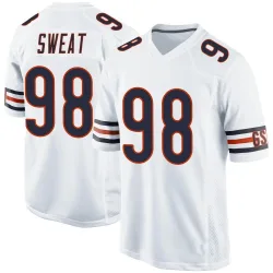 Men's Montez Sweat Chicago Bears No.98 Game Jersey - White