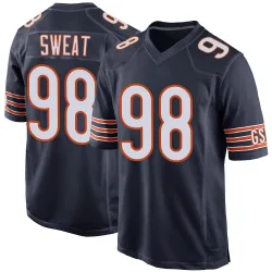 Men's Montez Sweat Chicago Bears No.98 Game Team Color Jersey - Navy