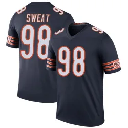 Men's Montez Sweat Chicago Bears No.98 Legend Color Rush Jersey - Navy