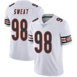 Men's Montez Sweat Chicago Bears No.98 Limited Vapor Untouchable Jersey - White