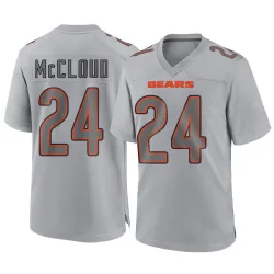 Men's Nick McCloud Chicago Bears No.24 Game Atmosphere Fashion Jersey - Gray