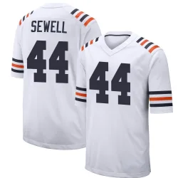 Men's Noah Sewell Chicago Bears No.44 Game Alternate Classic Jersey - White