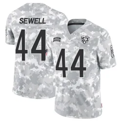 Men's Noah Sewell Chicago Bears No.44 Limited 2024 Salute to Service Jersey - Arctic Camo