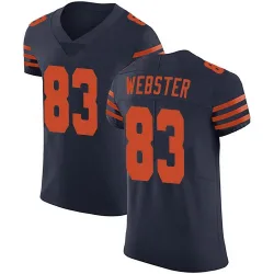 Men's Nsimba Webster Chicago Bears No.83 Elite Alternate Vapor Untouchable Jersey - Navy Blue