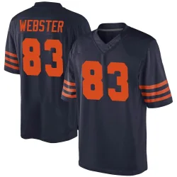 Men's Nsimba Webster Chicago Bears No.83 Game Alternate Jersey - Navy Blue