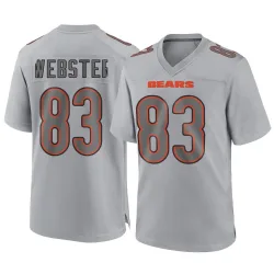 Men's Nsimba Webster Chicago Bears No.83 Game Atmosphere Fashion Jersey - Gray