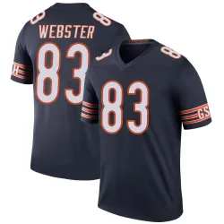 Men's Nsimba Webster Chicago Bears No.83 Legend Color Rush Jersey - Navy