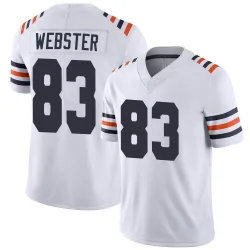 Men's Nsimba Webster Chicago Bears No.83 Limited Alternate Classic Vapor Jersey - White