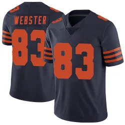 Men's Nsimba Webster Chicago Bears No.83 Limited Alternate Vapor Untouchable Jersey - Navy Blue