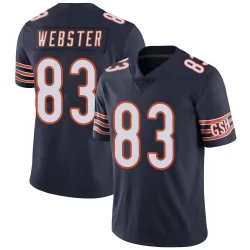 Men's Nsimba Webster Chicago Bears No.83 Limited Team Color Vapor Untouchable Jersey - Navy
