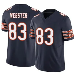 Men's Nsimba Webster Chicago Bears No.83 Limited Vapor F.U.S.E. Jersey - Navy