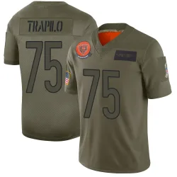 Men's Ozzy Trapilo Chicago Bears No.75 Limited 2019 Salute to Service Jersey - Camo