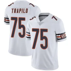 Men's Ozzy Trapilo Chicago Bears No.75 Limited Vapor Untouchable Jersey - White
