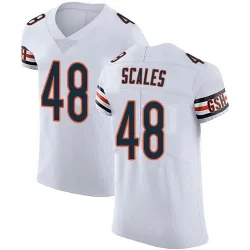 Men's Patrick Scales Chicago Bears No.48 Elite Vapor Untouchable Jersey - White