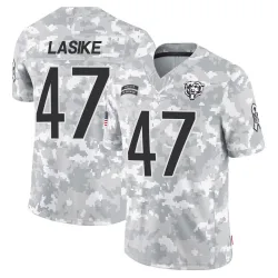 Men's Paul Lasike Chicago Bears No.47 Limited 2024 Salute to Service Jersey - Arctic Camo