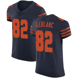 Men's Peter LeBlanc Chicago Bears No.82 Elite Alternate Vapor Untouchable Jersey - Navy Blue