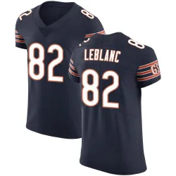 Men's Peter LeBlanc Chicago Bears No.82 Elite Team Color Vapor Untouchable Jersey - Navy