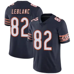 Men's Peter LeBlanc Chicago Bears No.82 Limited Team Color Vapor Untouchable Jersey - Navy