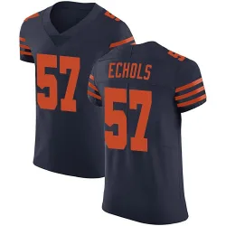 Men's Power Echols Chicago Bears No.57 Elite Alternate Vapor Untouchable Jersey - Navy Blue