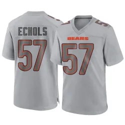 Men's Power Echols Chicago Bears No.57 Game Atmosphere Fashion Jersey - Gray