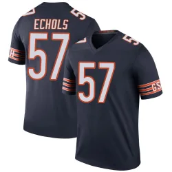 Men's Power Echols Chicago Bears No.57 Legend Color Rush Jersey - Navy