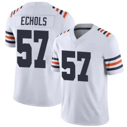 Men's Power Echols Chicago Bears No.57 Limited Alternate Classic Vapor Jersey - White