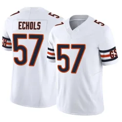 Men's Power Echols Chicago Bears No.57 Limited Vapor F.U.S.E. Jersey - White