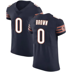 Men's Reggie Brown Chicago Bears No.0 Elite Team Color Vapor Untouchable Jersey - Navy