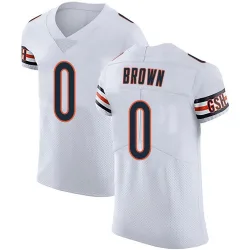 Men's Reggie Brown Chicago Bears No.0 Elite Vapor Untouchable Jersey - White