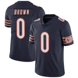 Men's Reggie Brown Chicago Bears No.0 Limited Team Color Vapor Untouchable Jersey - Navy
