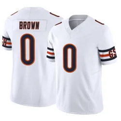 Men's Reggie Brown Chicago Bears No.0 Limited Vapor F.U.S.E. Jersey - White