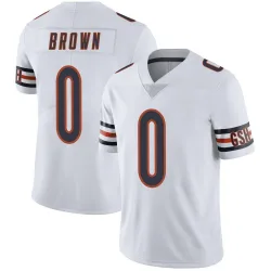 Men's Reggie Brown Chicago Bears No.0 Limited Vapor Untouchable Jersey - White