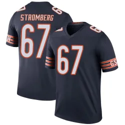 Men's Ricky Stromberg Chicago Bears No.67 Legend Color Rush Jersey - Navy